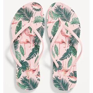 Flamingo 🦩 Print Flip Flops